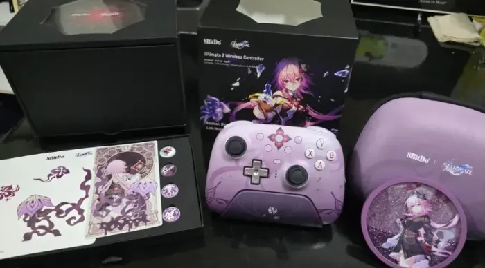 Controle 8bitdo Ultimate 2 Wireless Honkai Star - Evernight