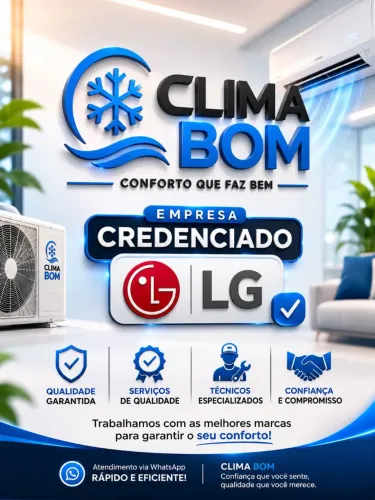 CLIMA BOM CLIMATIZAÇÃO INSTALAÇÃO DE AR 300,00
