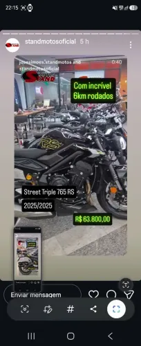 Street triplo 765 rs