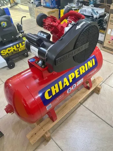 Compressor de ar 110 litros 2HP Chiaperini - Novo