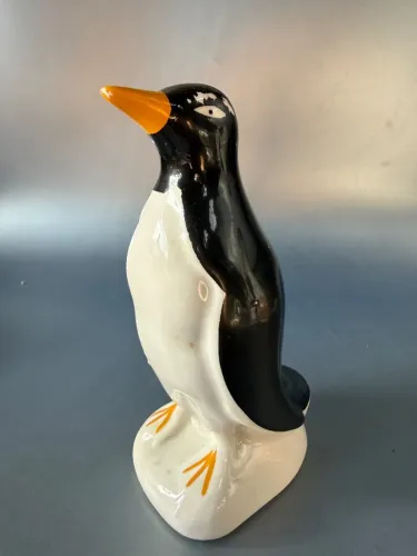 Pinguim pinguim de porcelana enfeite decoração