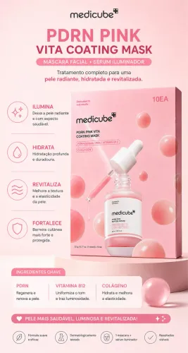 Serum facial Medicube PDRN mask