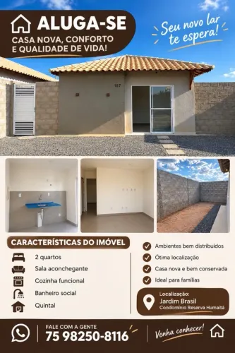 Aluga-se Casa no Jardim Brasil