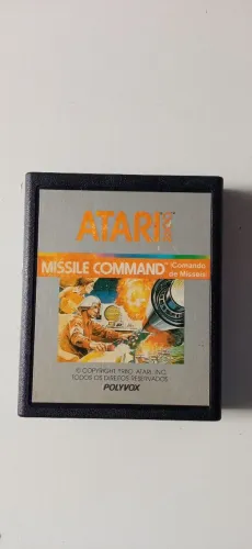 Cartucho Missile Command Atari Polyvox original 