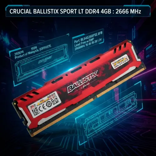 Memória Ram 4gb DDR4 - 2666MHz
