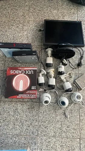 ? KIT COMPLETO DE CÂMERAS DE SEGURANÇA + DVR + MONITOR LG | ÓTIMO CUSTO-BENEFÍCIO