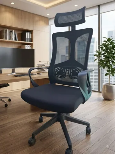 CADEIRA PRESIDENTE ERGONÔMICA TELA LONDRES Novas