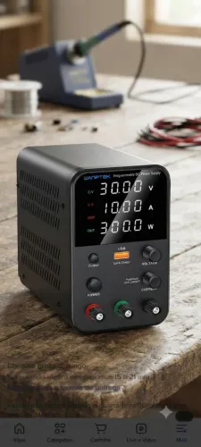Fonte de Bancada Wanptek 30V 10A 300W - 4 Dígitos
