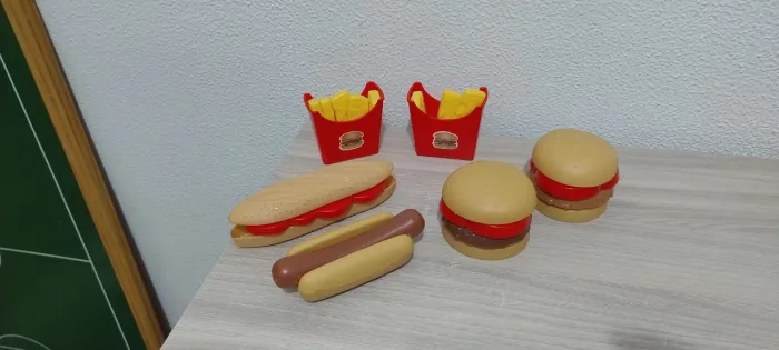 Comidinhas de brinquedo - Fast Food