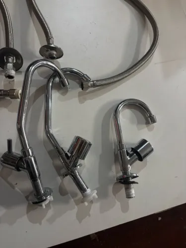 Torneira bancada , inox metal