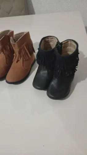 Botas femininas de criança