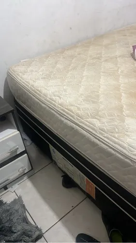 Box de casal + Colchaõ