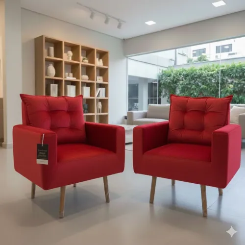 Poltronas Paris Kits 2 unidades