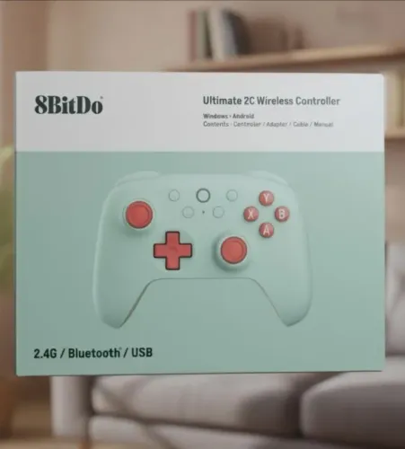 Controle Gamer 8BitDo Ultimate 2C, Bluetooth/Wireless, Hall Effect