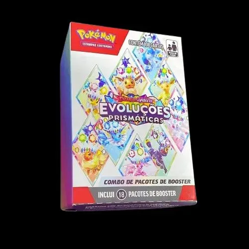 Combo de Booster Pokémon EV8.5 Evoluções Prismáticas