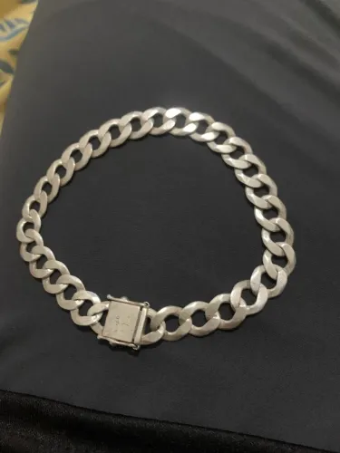 Pulseira de prata 10 mm