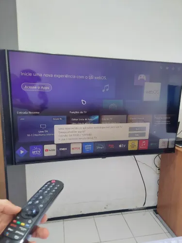 TV Gamer LG 4K QNED80 55 Polegadas 120hz com VRR