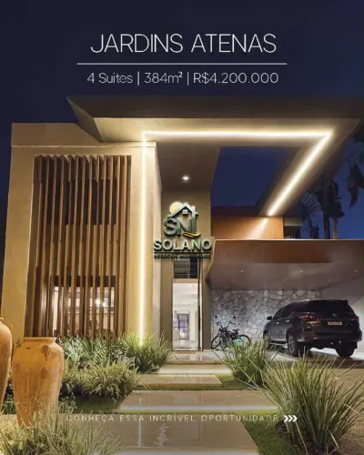 Maravilhosa Casa Nascente a Venda no Jardins Atenas GO.