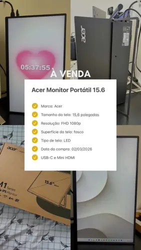 Acer Monitor Portátil 15.6