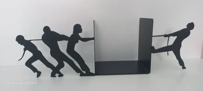 Suporte organizador para livros