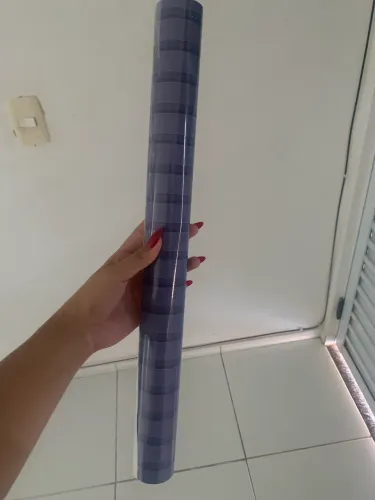 Adesivo para plotar quarto azul ripado 6METROS