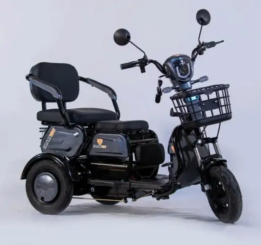Triciclo Elétrico 1000W Adulto para Mobilidade e Conforto - Smartway