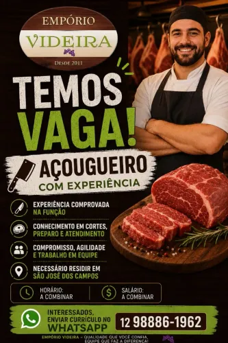 Contratasse açougueiro