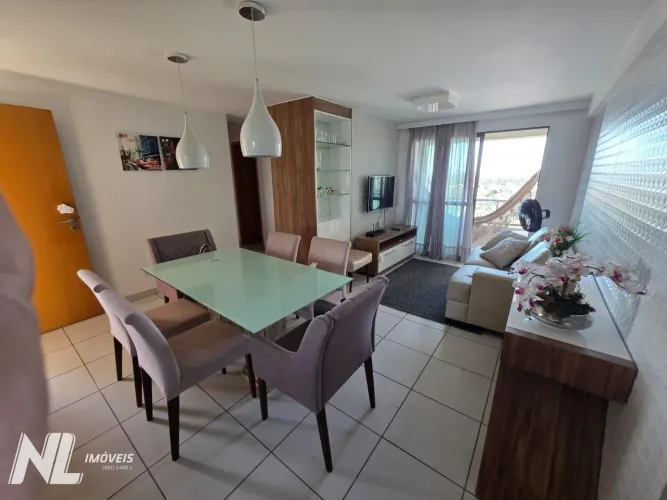 Seu Novo Lar em Capim Macio: Apartamento Mobiliado com 3 Quartos