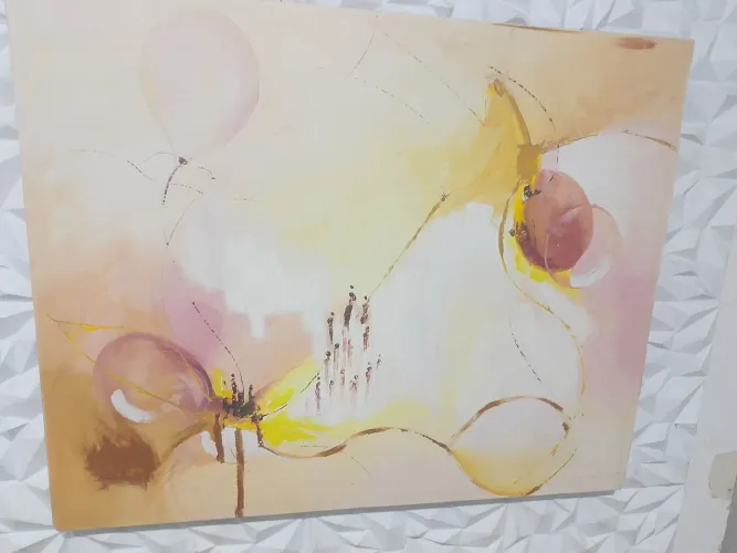 Tela pintada mão obra de 1992