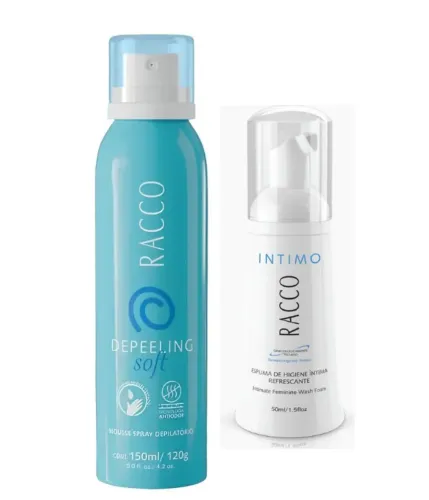 Kit Depilação Soft Refrescante Racco Sem Dor Frete Grátis