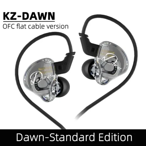 Fone KZ Dawn In-Ear Monitor Profissional para Palco Sem Microfone