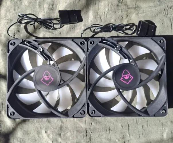 Par de Ventoinhas RGB MANCER