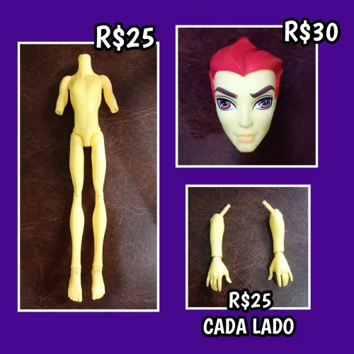 Monster High - Peças de Reposição Heath