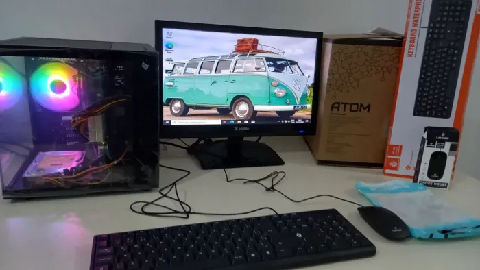 Computador i7 3770 3.90ghz 8gb ssd 240gb gabinete gamer teclado mouse Windows original 