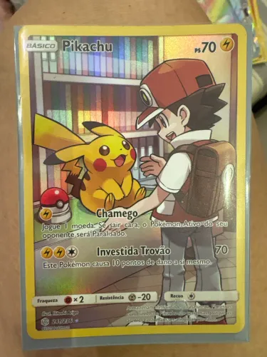 Lote Pokémon Pikachu Secret Rare 241/236 + EX Holo Original