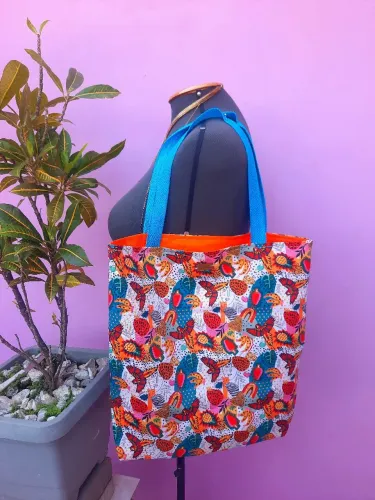 Bolsa Ecológica/ Ecobag Artesanal Grande/ Inspiração Farm 