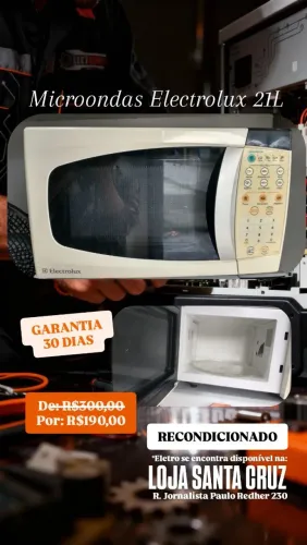 Microondas Electrolux 21L RECONDICIONADO 