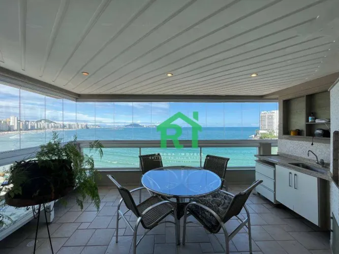 Apartamento frente mar com 4 dormitórios (4 suítes), 2 vagas, lazer, Jardim Astúrias, Guar