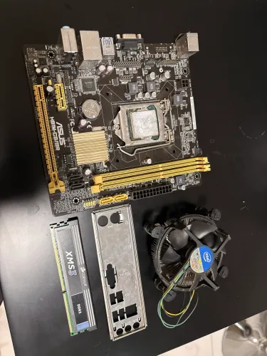 Kit Placa-Mãe ASUS + Intel Core i3 4ª Geração + 8GB RAM DDR3