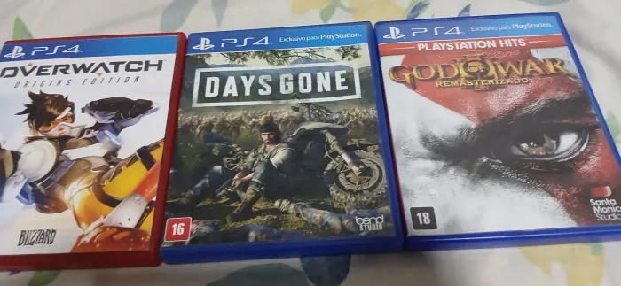 Combo de 3 jogos mídia física