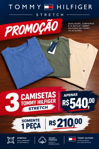Camiseta Tommy Hilfinger stretch.