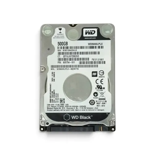 HD 500 GB 7200rpm Western Digital para Notebooks e Consoles 100% Saudável e Sanitizado