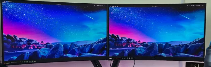 Kit 2 monitores MSI Optix 27 Polegadas 144Hz Curvo | Excelente Estado