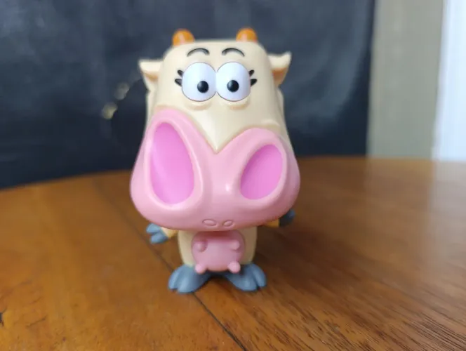 BONECO VACA (24) A VACA E O FRANGO CARTOON NETWORK BAMKO BURGUER KING 2025 RARIDADE