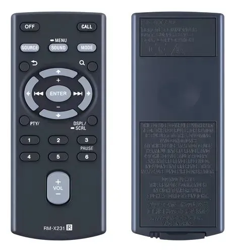 Controle remoto original Sony RM-X231