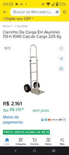 Carrinho de carga