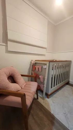 Berço mini cama Allegrini madeira e MDF (colchão incluso)