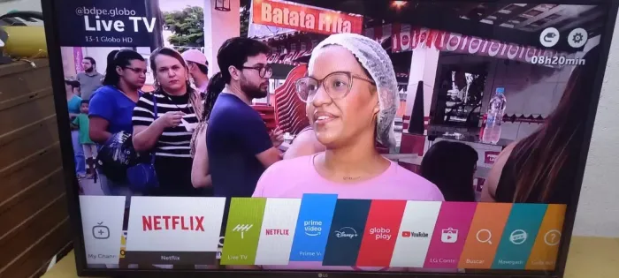 Smart TV LG 43" modelo 43LJ5500 em ótimo estado
