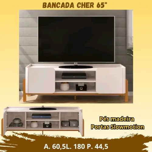 Bancada Cher - Para TVs até 65?