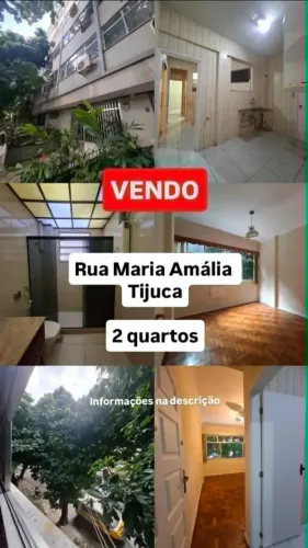 Vendo . 2 quartos . Tijuca Rua Maria Amália, Próximo a Rua Uruguai